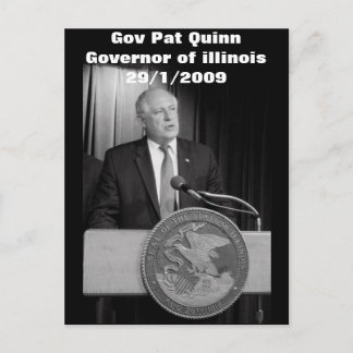 Postal Gov Pat Quinn (Gobernador de illinois)