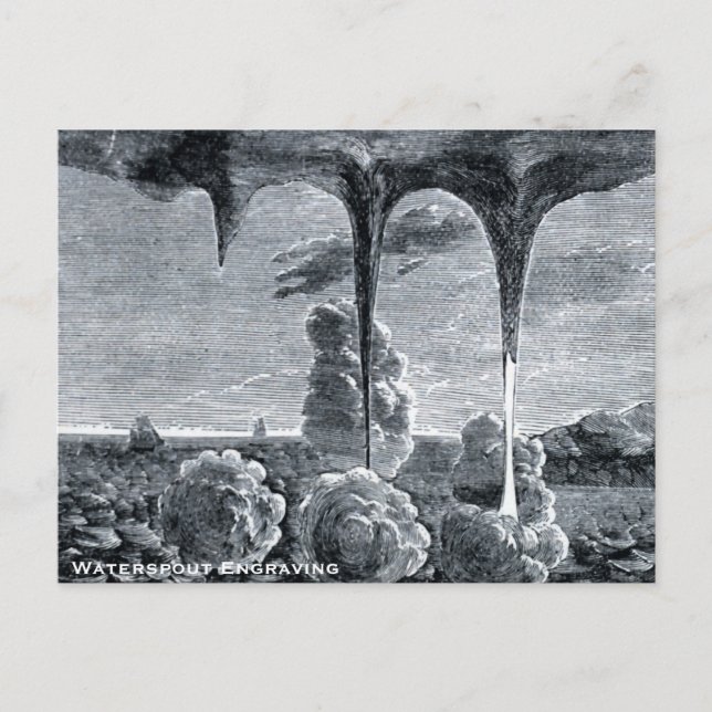 Postal Grabación de espacios de agua (Anverso)