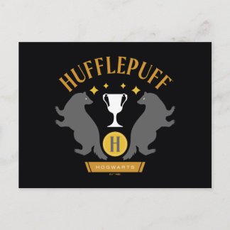 Postal Grabador HUFFLEPUFF™ y gráfico del Orgullo de la C