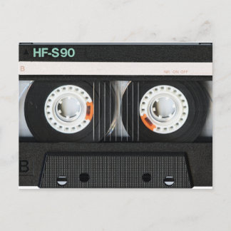 Postal Grabadora de cassette de cinta retro vintage de 70