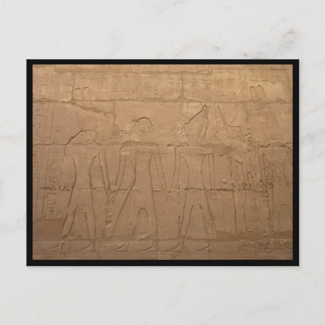 Postal grabados de karnak (Anverso)