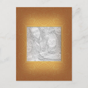 Postal Grabar en madera