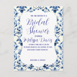 Postal Grace Chinoiserie Bridal Shower Invitation