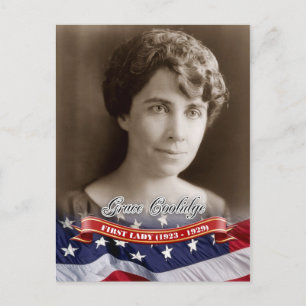 Postal Grace Coolidge, Primera Dama de los Estados Unidos