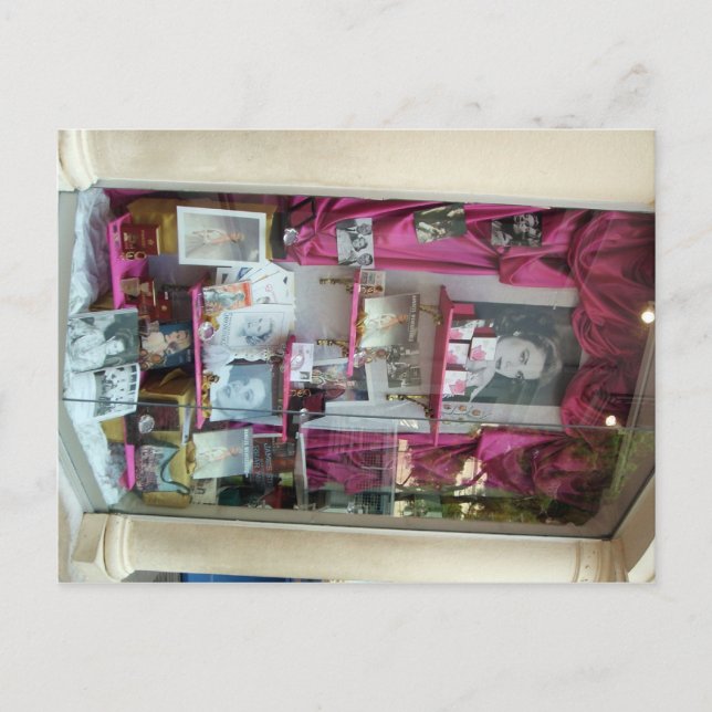 Postal Grace Kelly de Mónaco (Anverso)