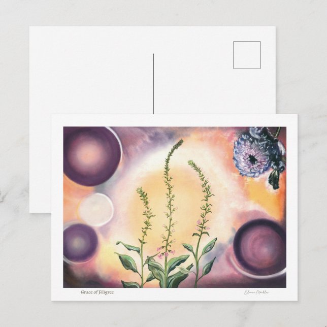 Postal Grace of Filigree - Postkarte (Anverso / Reverso)