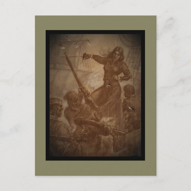 Postal Grace O'Malley Pirate Queen (Anverso)