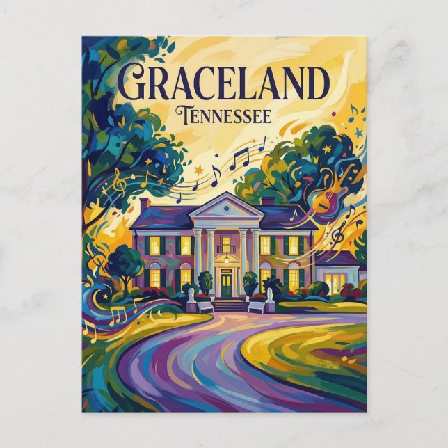 Postal Graceland Tennessee (Anverso)
