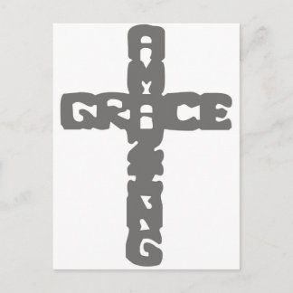 Postal Gracia-Amazing gris