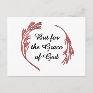 Postal Gracia Del Lema De La Recuperación De Dios Inspira