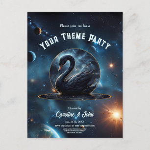 Postal Gracia galáctica: El Cisne Negro.