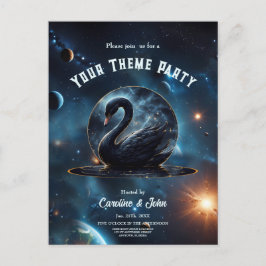 Postal Gracia galáctica: El Cisne Negro.