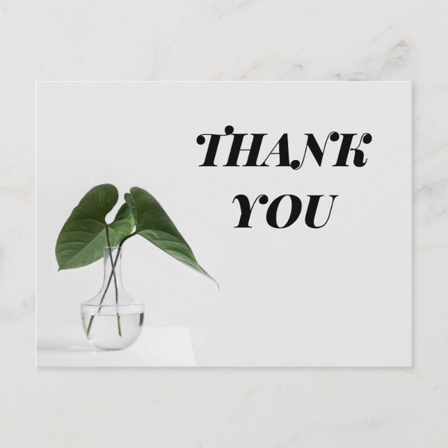 POSTAL GRACIAS (Anverso)