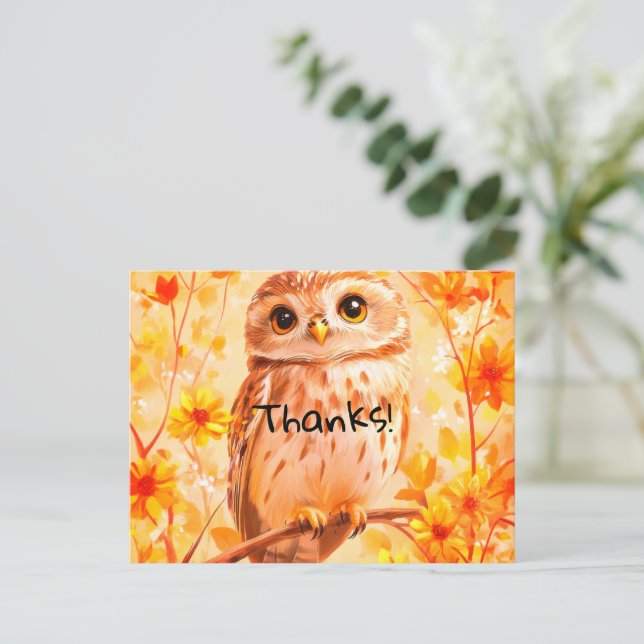 Postal Gracias (Anverso de pie)