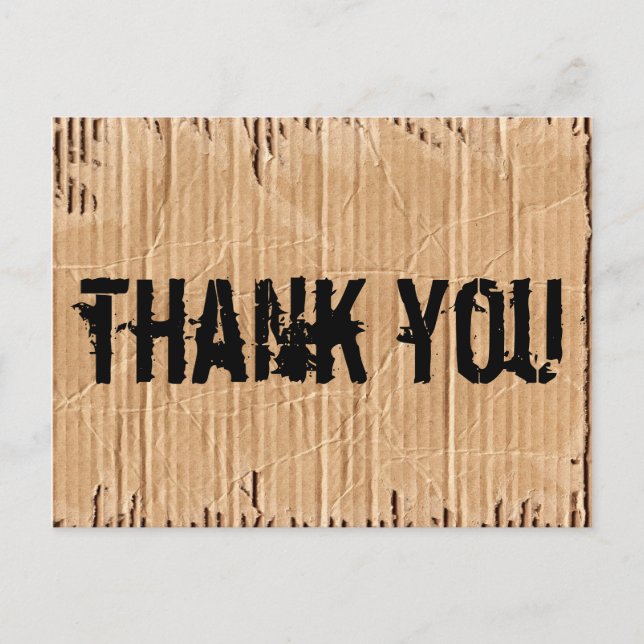 Postal gracias (Anverso)