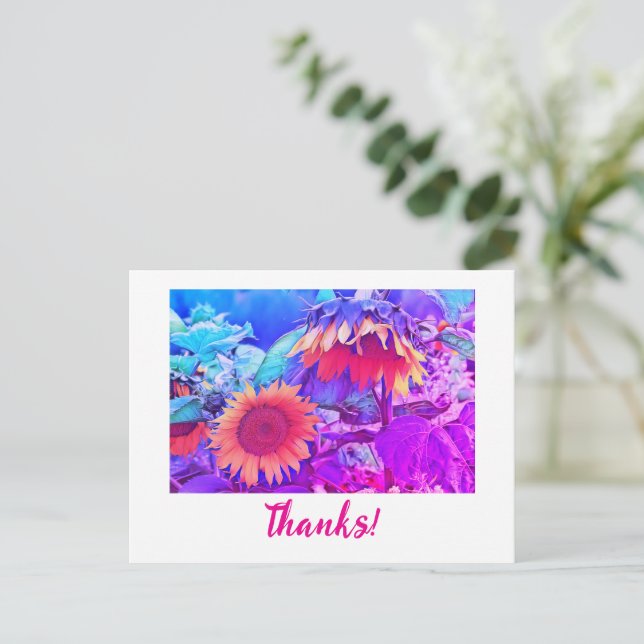 Postal ¡Gracias (Anverso de pie)