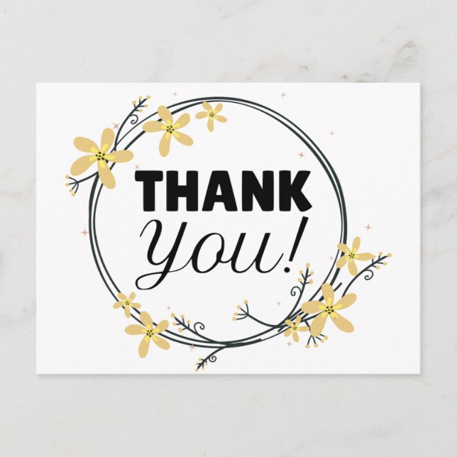 Postal Gracias (Anverso)