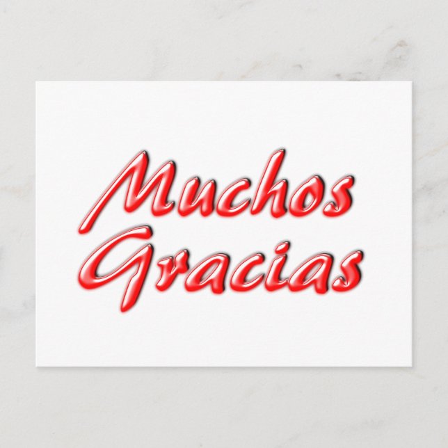 Postal Gracias (Anverso)