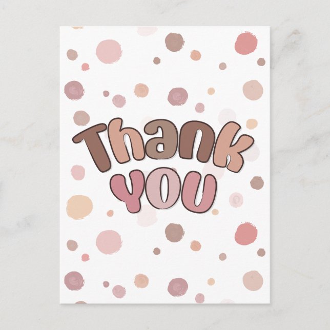 Postal Gracias  (Anverso)