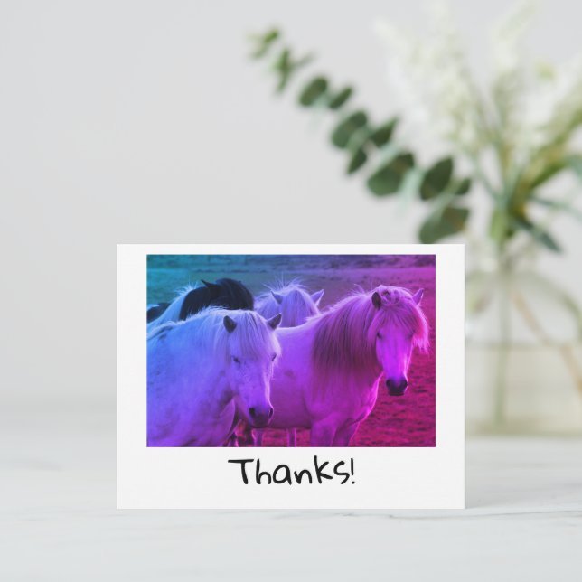 Postal ¡Gracias (Anverso de pie)