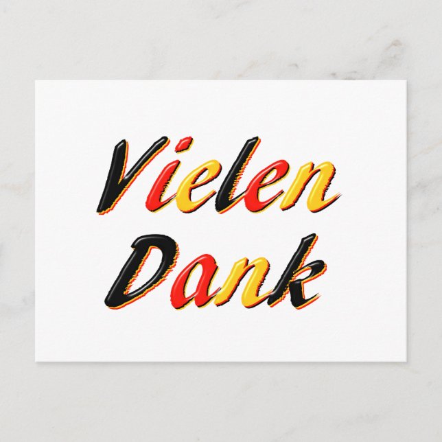 Postal Gracias (Anverso)