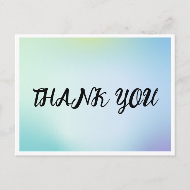 Postal Gracias (Anverso)