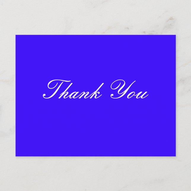 Postal Gracias (Anverso)