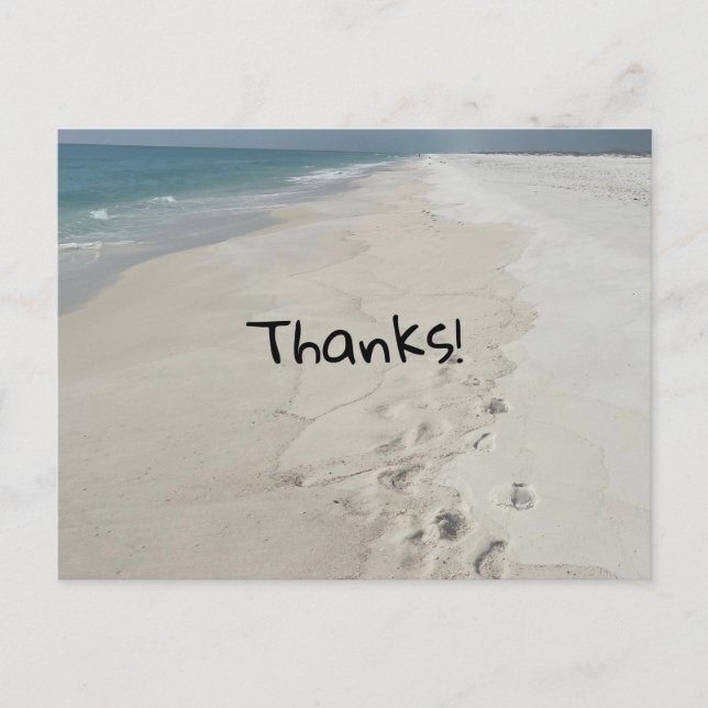 Postal ¡Gracias (Anverso)