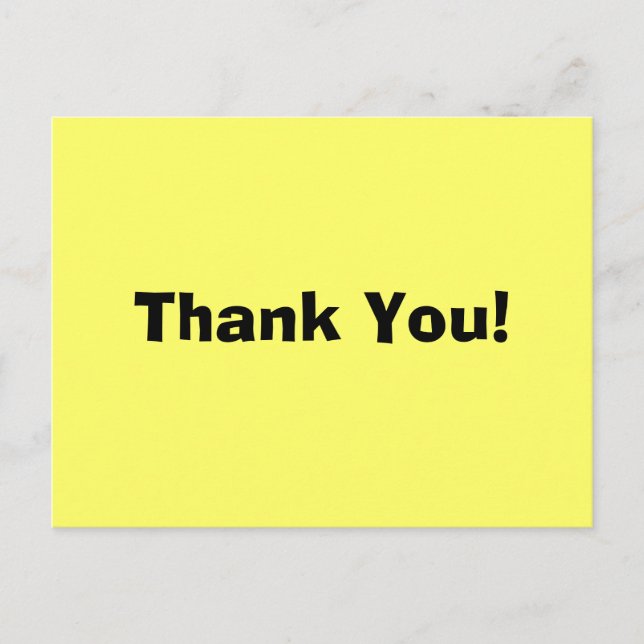 Postal Gracias! (Anverso)