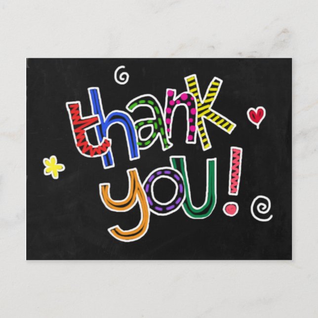 Postal Gracias (Anverso)