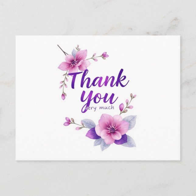 Postal gracias (Anverso)