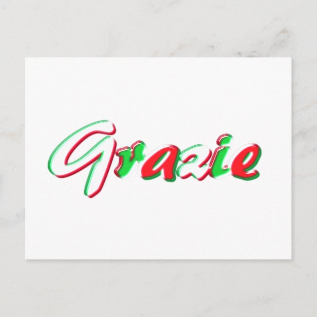 Postal Gracias (Anverso)