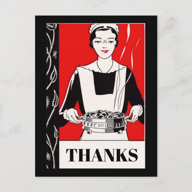 POSTAL GRACIAS, (Anverso)