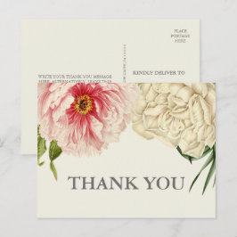 Postal Gracias a Blooms en inglés