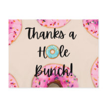Gracias a Hole Bunch Donut temática Gracias a las 