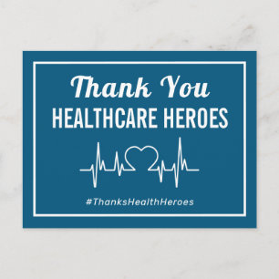 Postal Gracias a los héroes de la salud