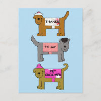 Gracias a Mascota Groomer Cartoon Dogs