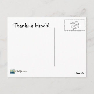 Postal Gracias a un Bunch (Bunch)—Gracias a Postcard