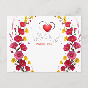 Postal Gracias Agradecimientos Con Agradecimientos Muchos