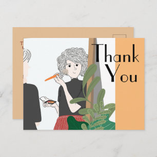 Postal Gracias al médica