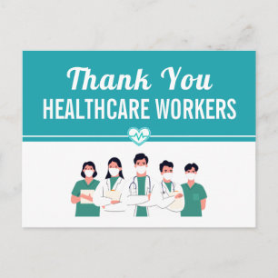 Postal Gracias al personal del hospital de trabajadores s