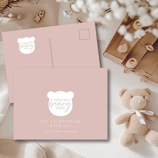 Postal Gracias Beary Mucho (Subido por el creador)