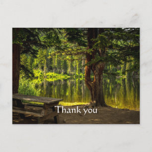 Postal Gracias Bella Luz de la Mañana Escritura del Amane