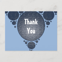 Postal Gracias Blue Modern Business Apreciation