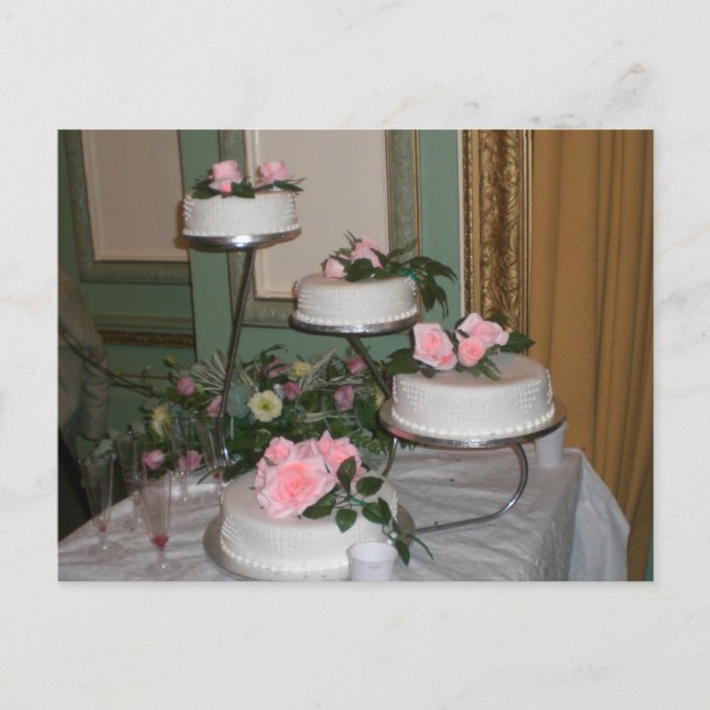 Postal Gracias Boda Cake (Anverso)
