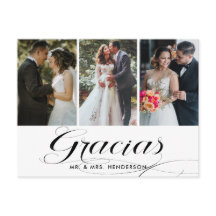 Gracias Boda Collage de fotos Gracias