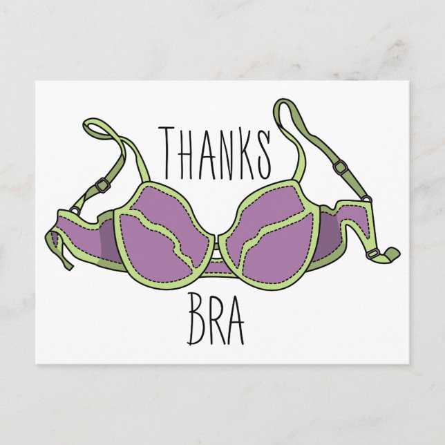 Postal Gracias Bra (Anverso)