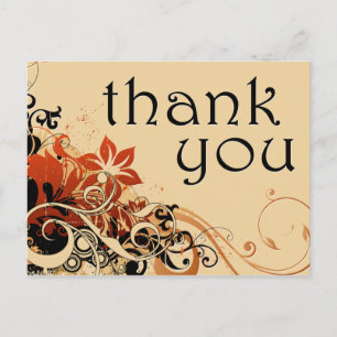 Postal gracias : brisa floral :