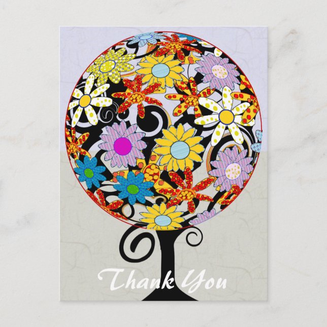 Postal Gracias Círculo de amor (Anverso)