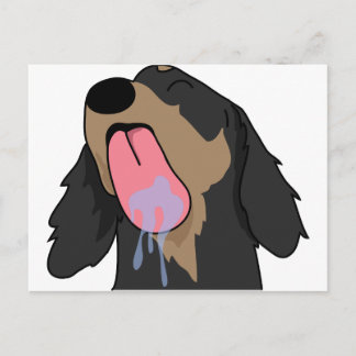 Postal Gracias Dachshund